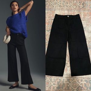 Maeve Colette Linen Blend Pants Anthropologie